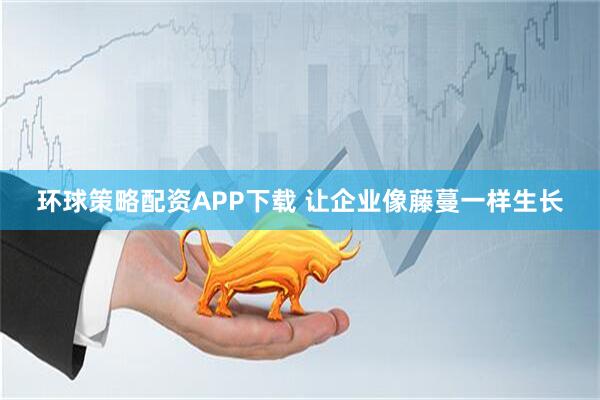 环球策略配资APP下载 让企业像藤蔓一样生长