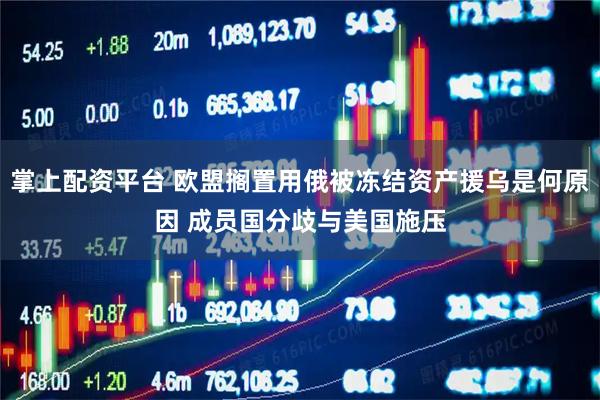 掌上配资平台 欧盟搁置用俄被冻结资产援乌是何原因 成员国分歧与美国施压