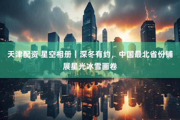 天津配资 星空相册｜深冬有约，中国最北省份铺展星光冰雪画卷