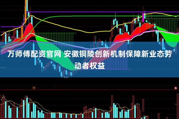 万师傅配资官网 安徽铜陵创新机制保障新业态劳动者权益
